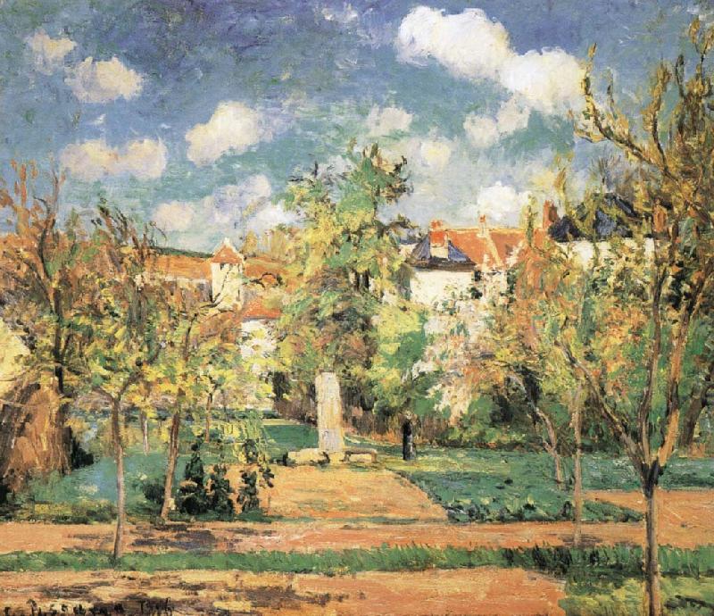 Camille Pissarro Pang plans under the sun Schwarz Germany oil painting art